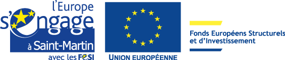 Logo L'Europe s'engage à Saint-Martin